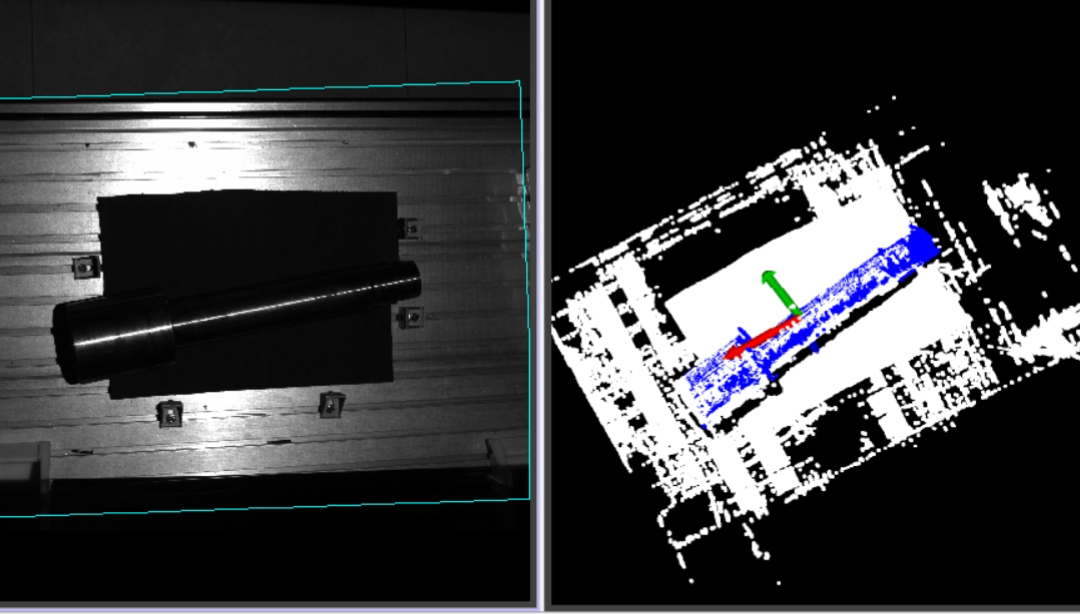 3D視覺引導(dǎo)活塞桿正反抓取，點云識別效果好